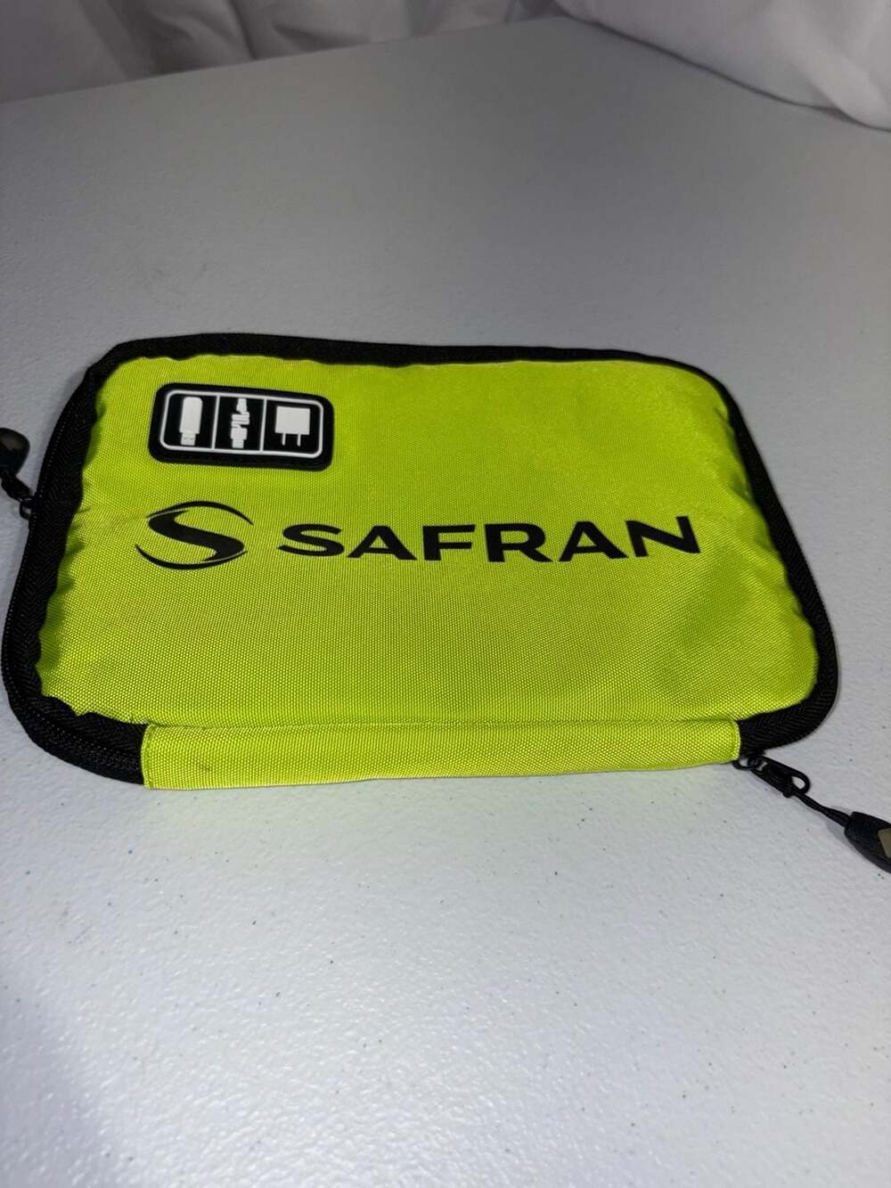 Safran Electronic Accessories Travel Organizer Pouch Bag Lime Green
